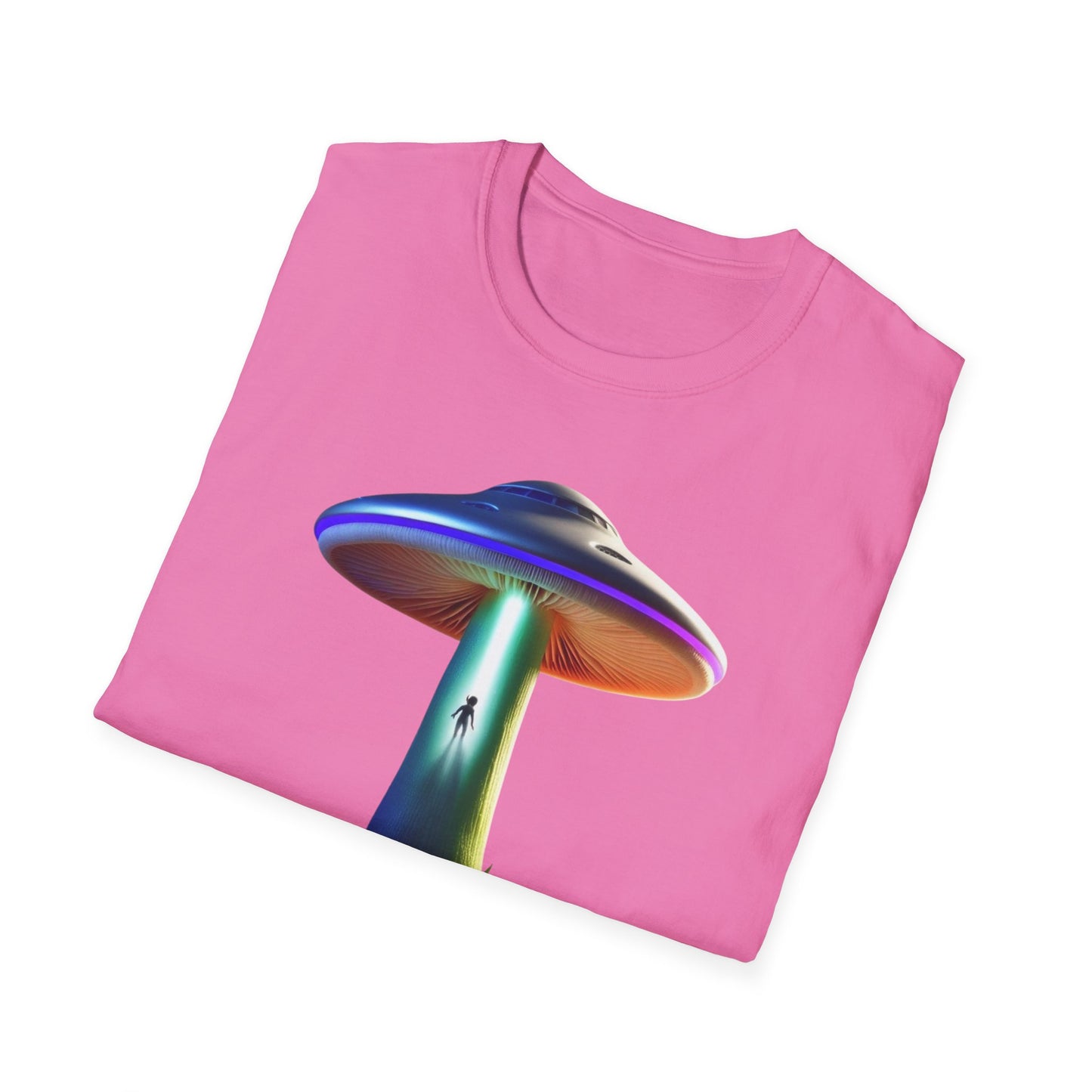 Mushroom UFO T-Shirt | Retro Alien Sci-Fi Graphic Tee
