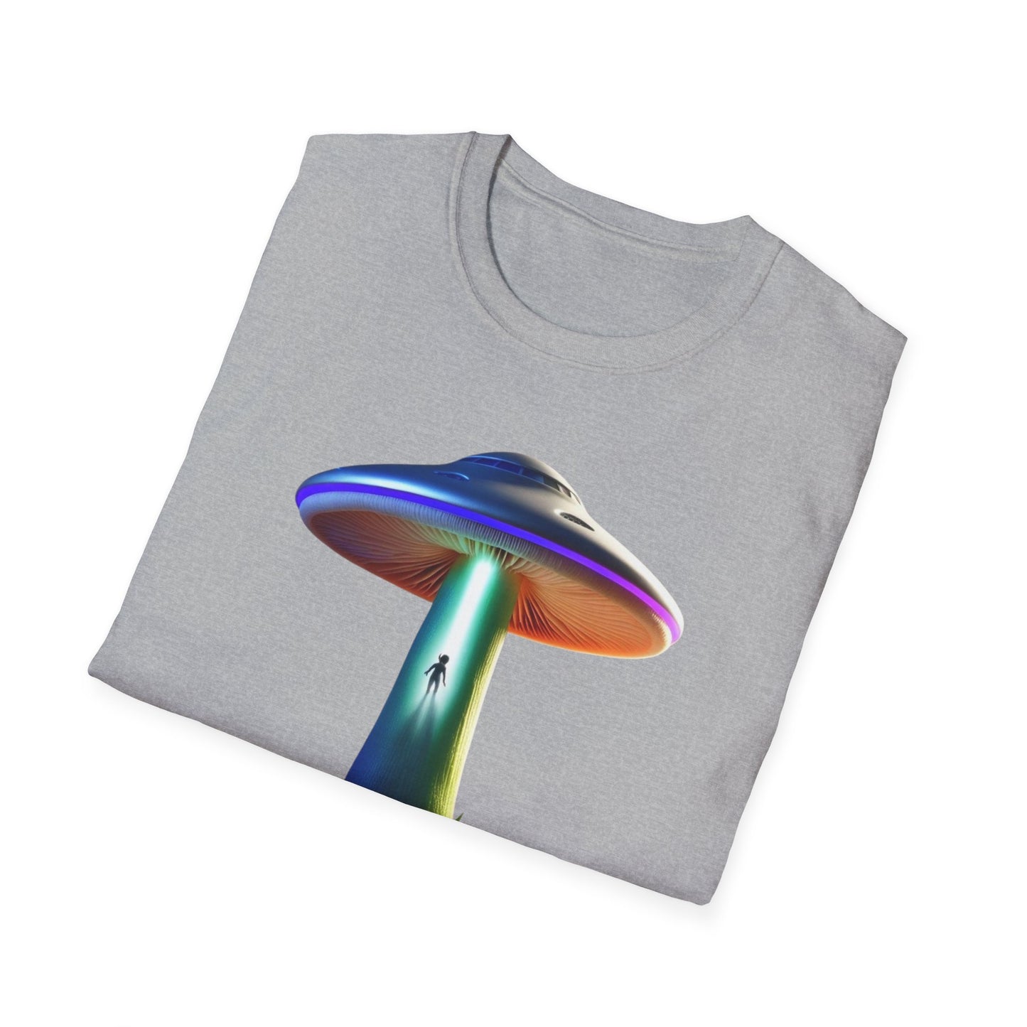 Mushroom UFO T-Shirt | Retro Alien Sci-Fi Graphic Tee