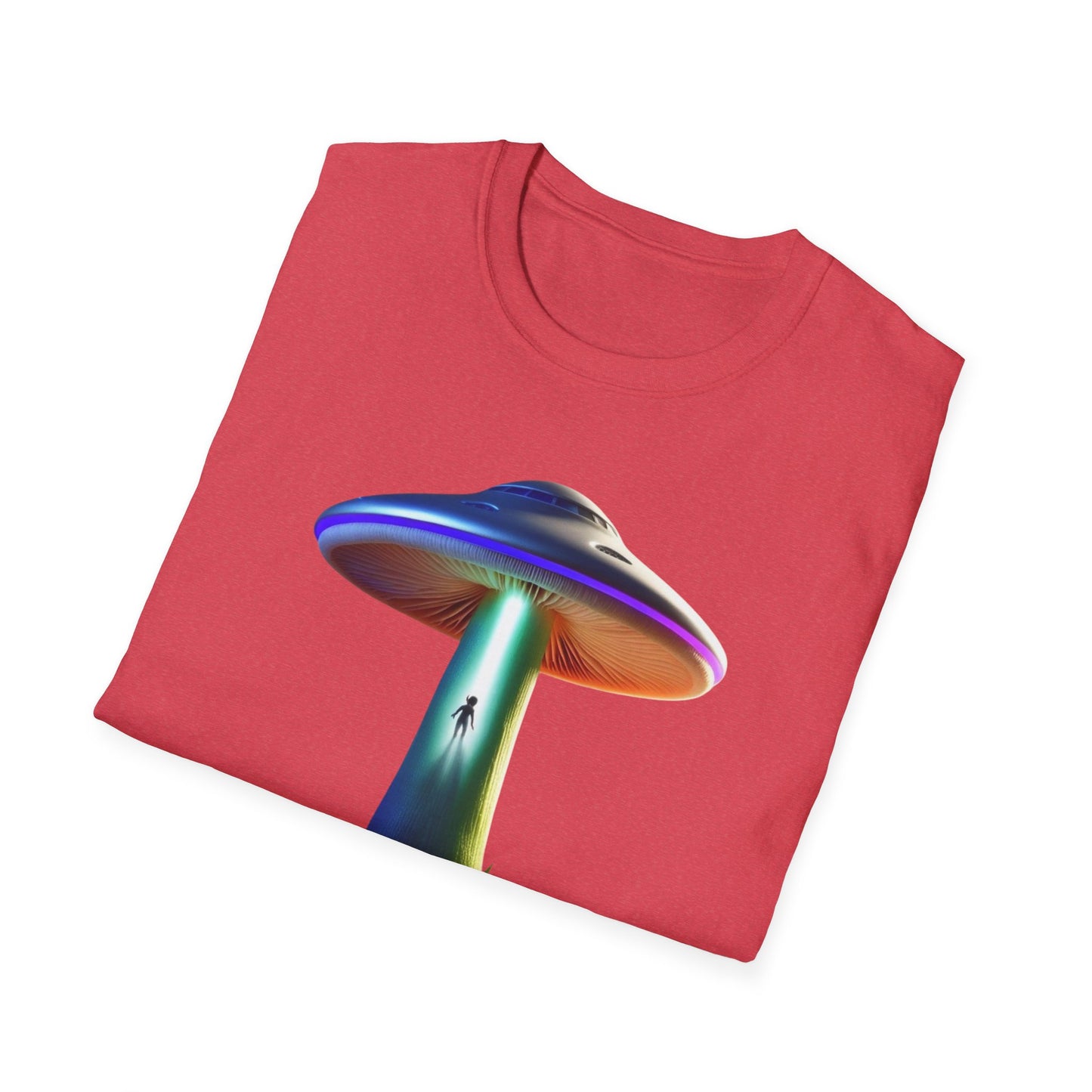 Mushroom UFO T-Shirt | Retro Alien Sci-Fi Graphic Tee