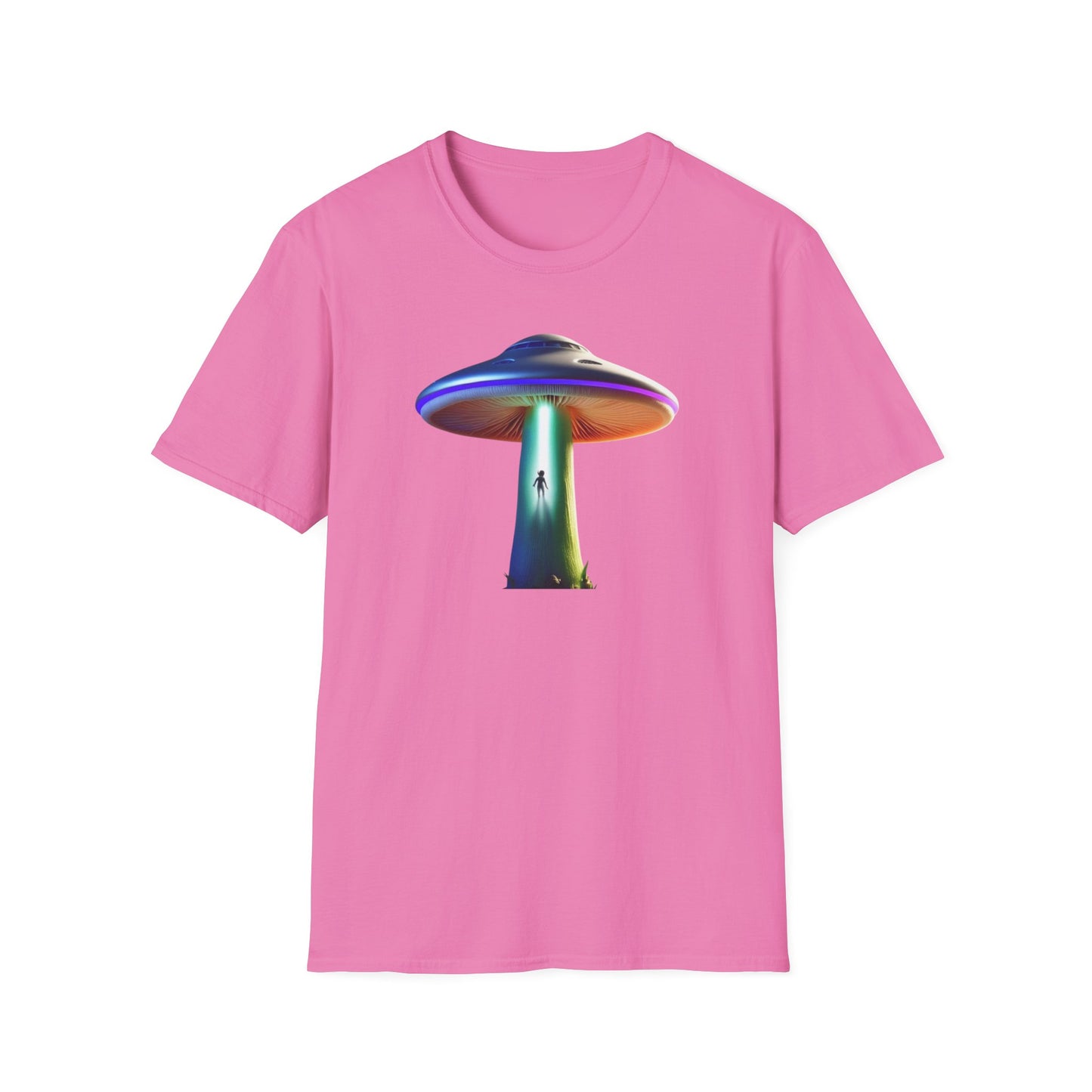 Mushroom UFO T-Shirt | Retro Alien Sci-Fi Graphic Tee
