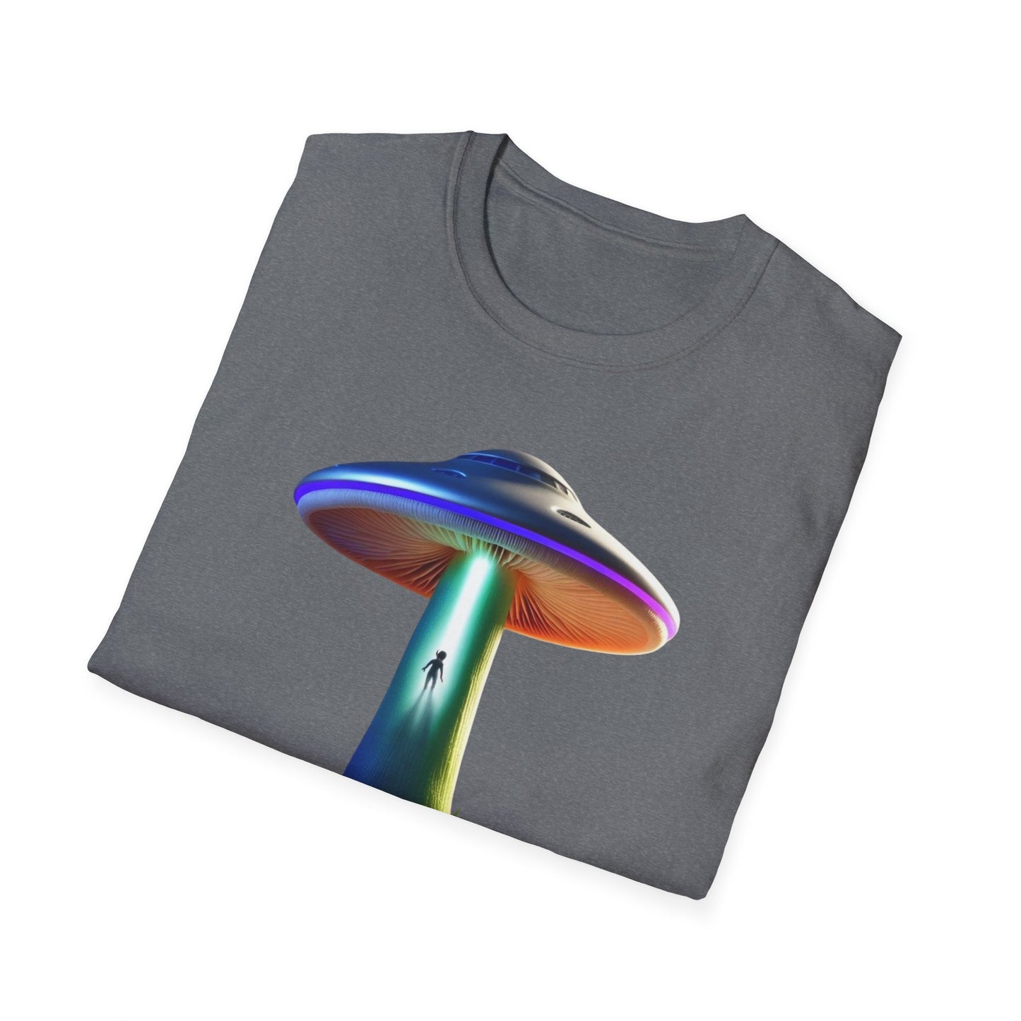 Mushroom UFO T-Shirt | Retro Alien Sci-Fi Graphic Tee