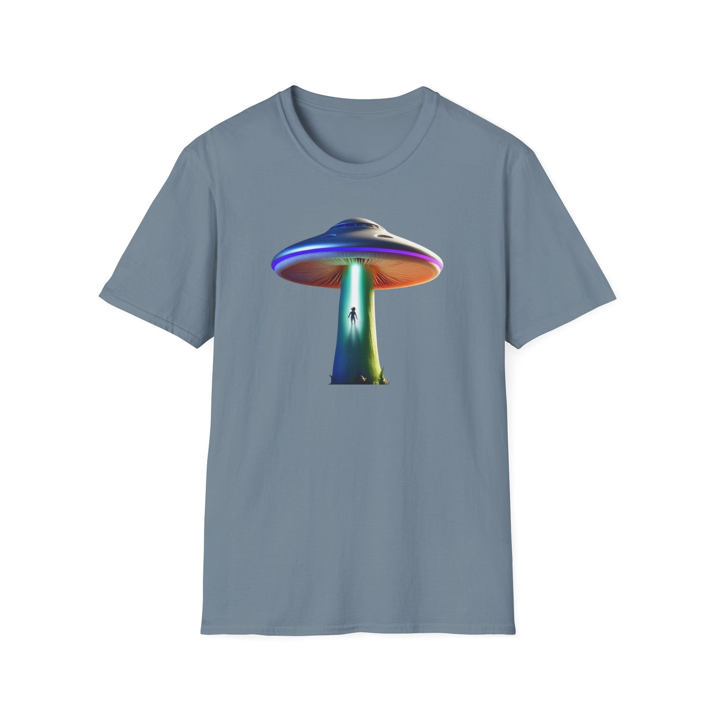 Mushroom UFO T-Shirt | Retro Alien Sci-Fi Graphic Tee