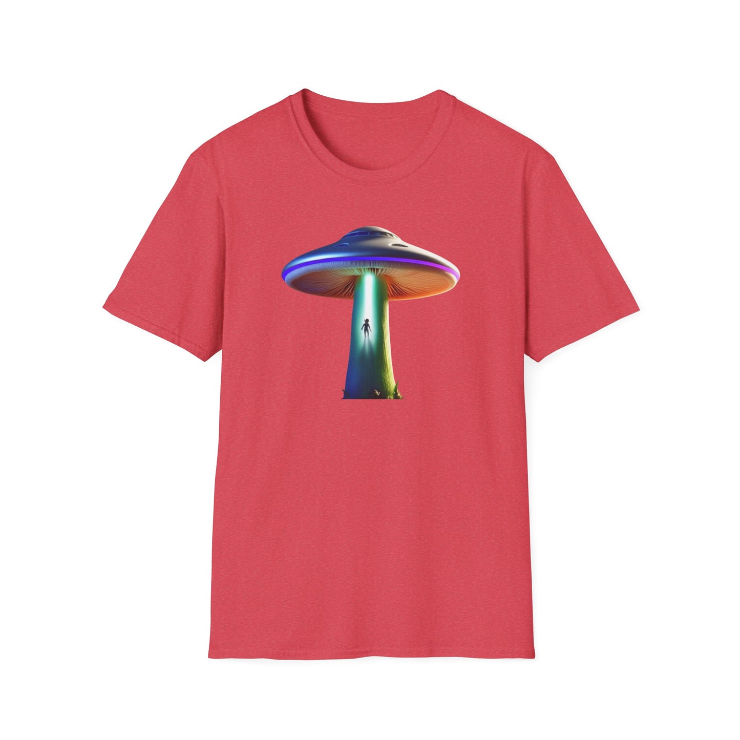 Mushroom UFO T-Shirt | Retro Alien Sci-Fi Graphic Tee
