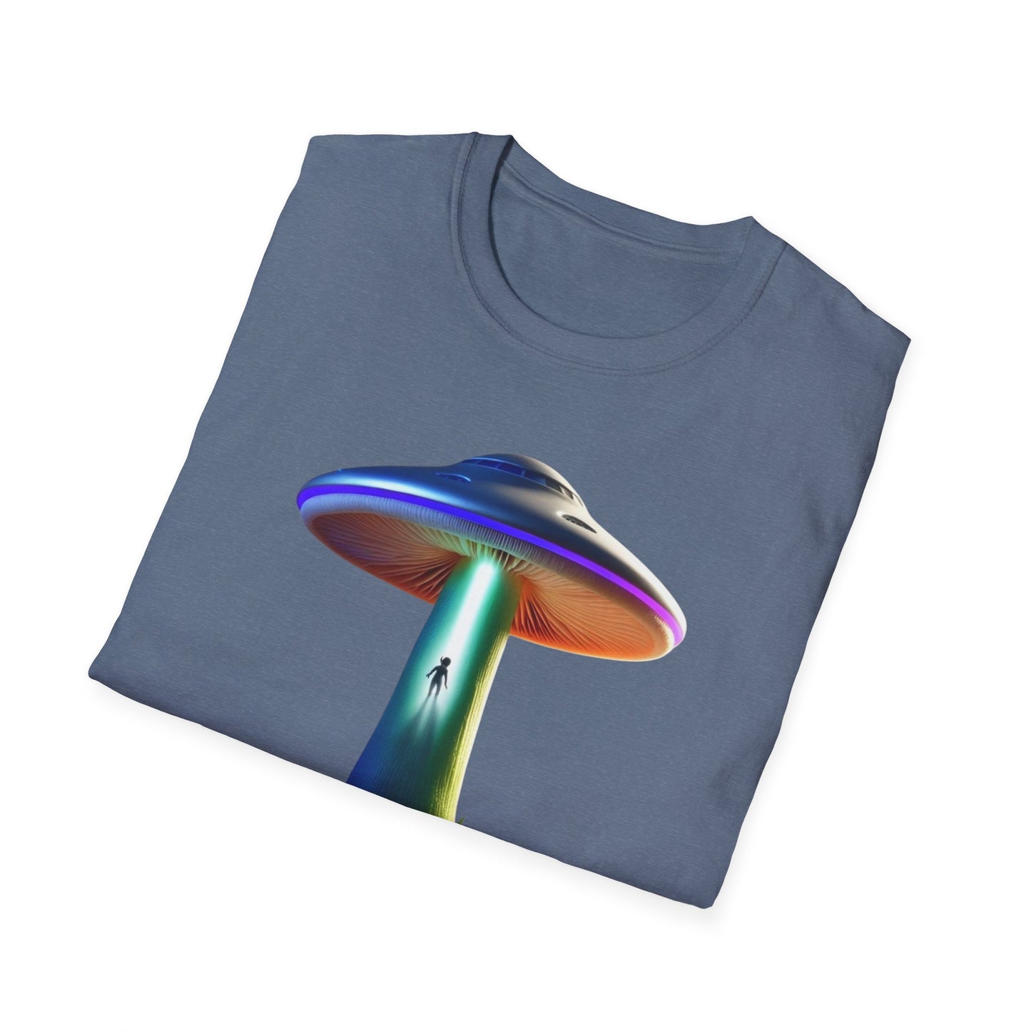 Mushroom UFO T-Shirt | Retro Alien Sci-Fi Graphic Tee