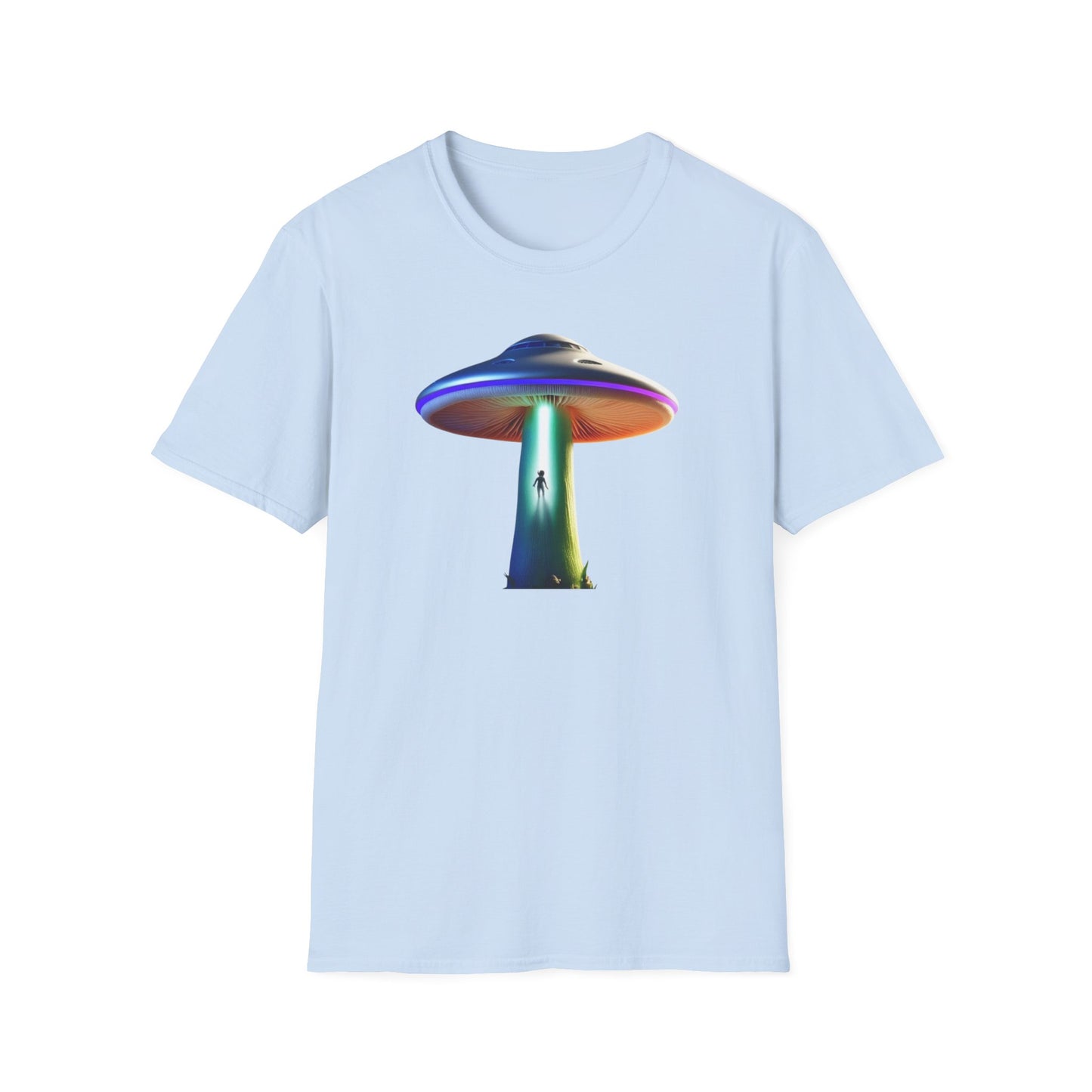 Mushroom UFO T-Shirt | Retro Alien Sci-Fi Graphic Tee