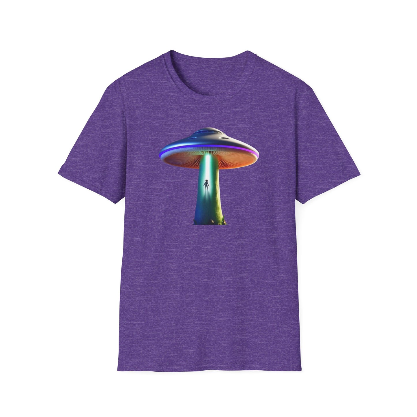 Mushroom UFO T-Shirt | Retro Alien Sci-Fi Graphic Tee