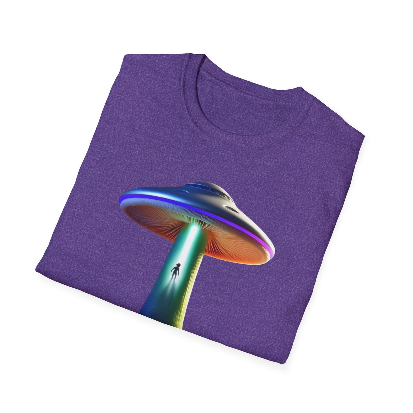 Mushroom UFO T-Shirt | Retro Alien Sci-Fi Graphic Tee