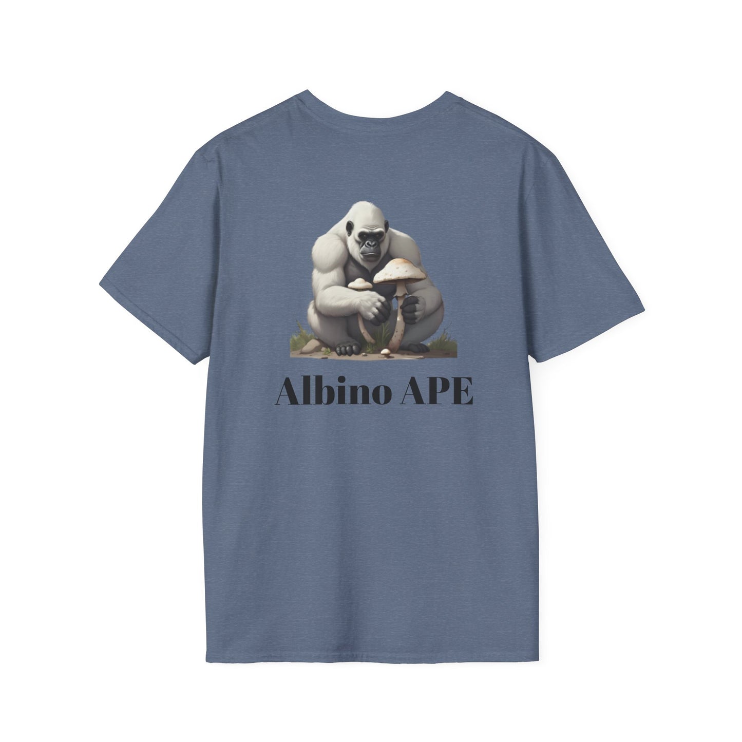 Albino Ape Unisex T-Shirt - Funny Animal Tee, Gift for Ape Lovers