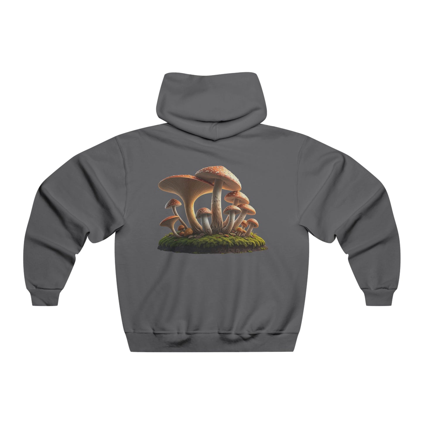 Mushroom Hooded Sweatshirt for Nature Enthusiasts and Healing Seekers