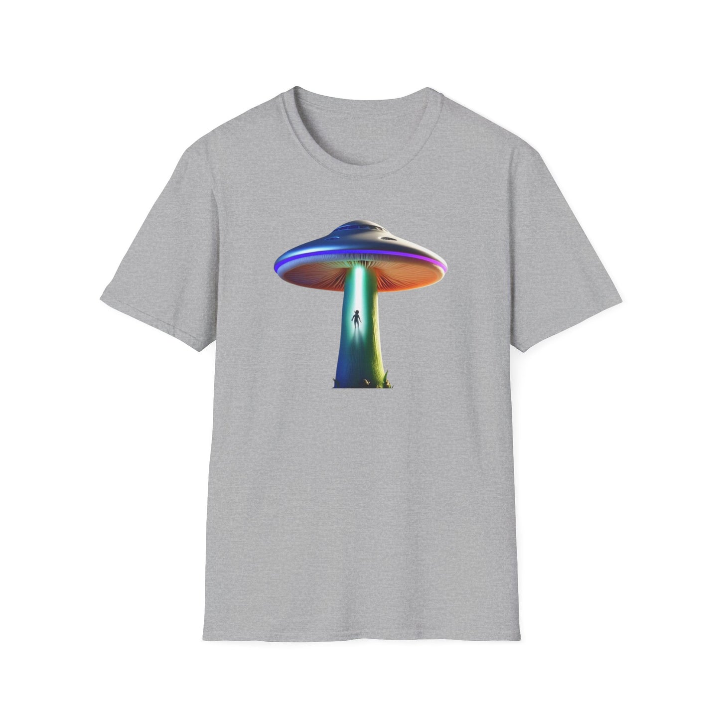 Mushroom UFO T-Shirt | Retro Alien Sci-Fi Graphic Tee
