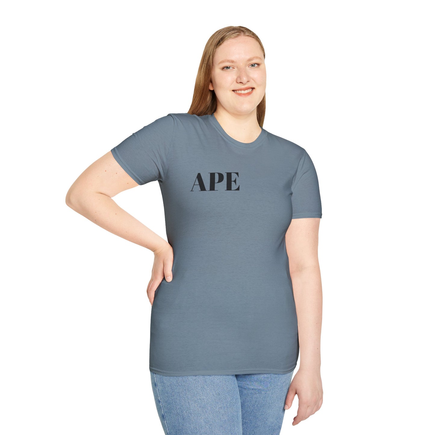 Albino Ape Unisex T-Shirt - Funny Animal Tee, Gift for Ape Lovers