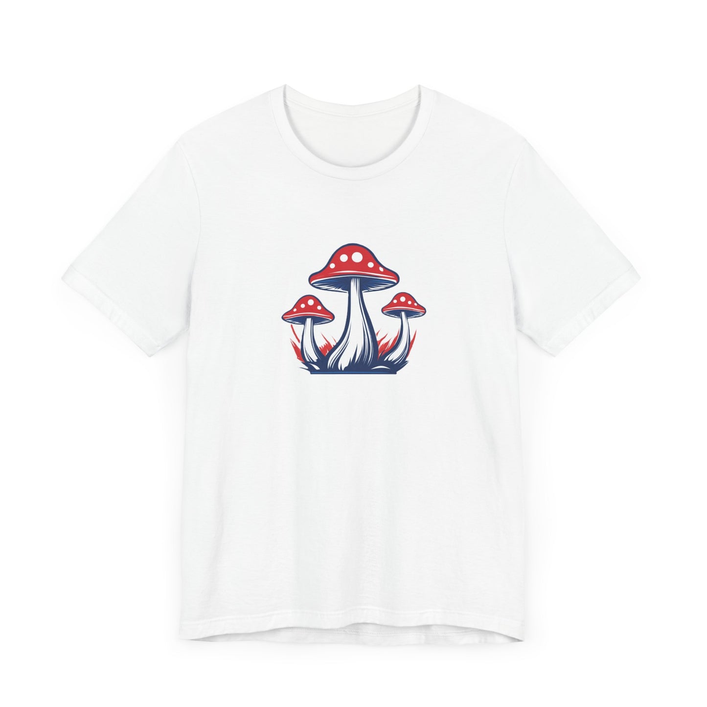 T-Shirt - Patriotic Mushrooms Unisex Jersey Short Sleeve Tee