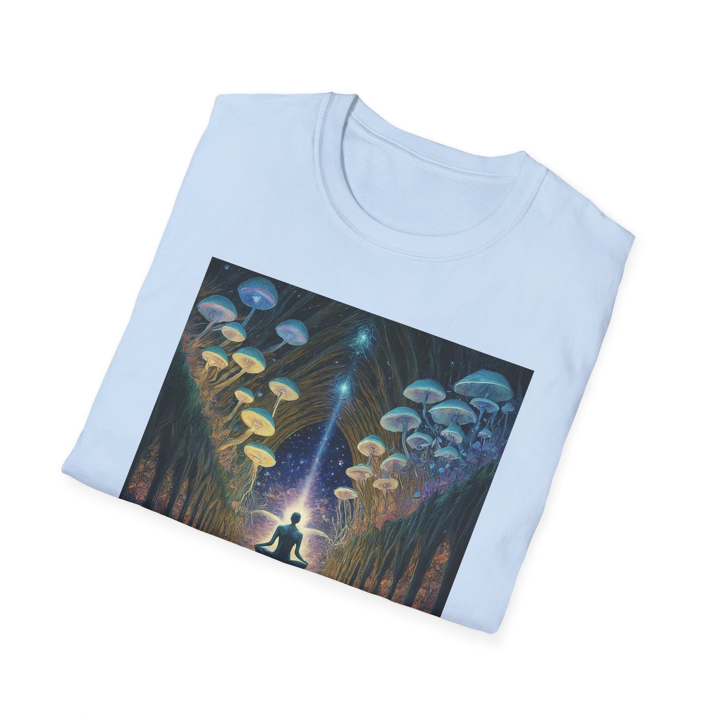 Mystical Meditation T-Shirt | Cosmic Vibes Unisex Tee