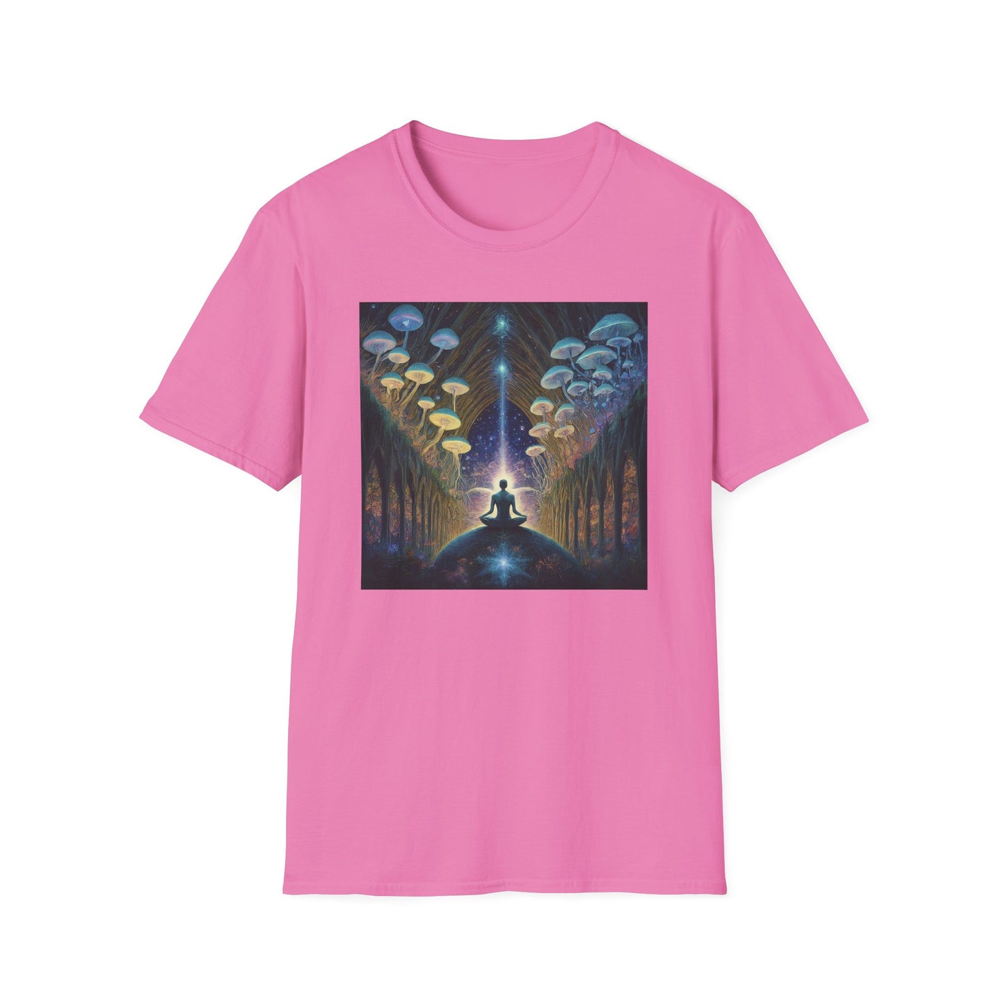 Mystical Meditation T-Shirt | Cosmic Vibes Unisex Tee