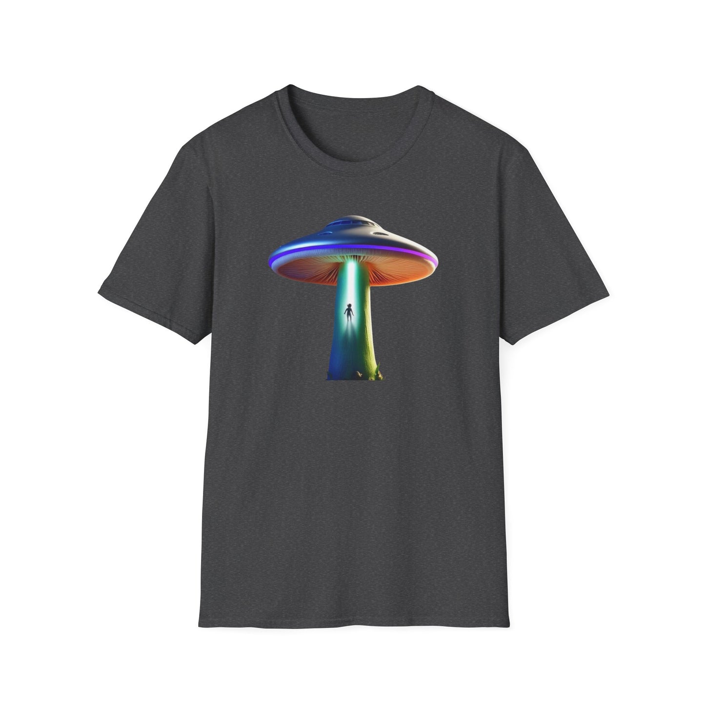 Mushroom UFO T-Shirt | Retro Alien Sci-Fi Graphic Tee