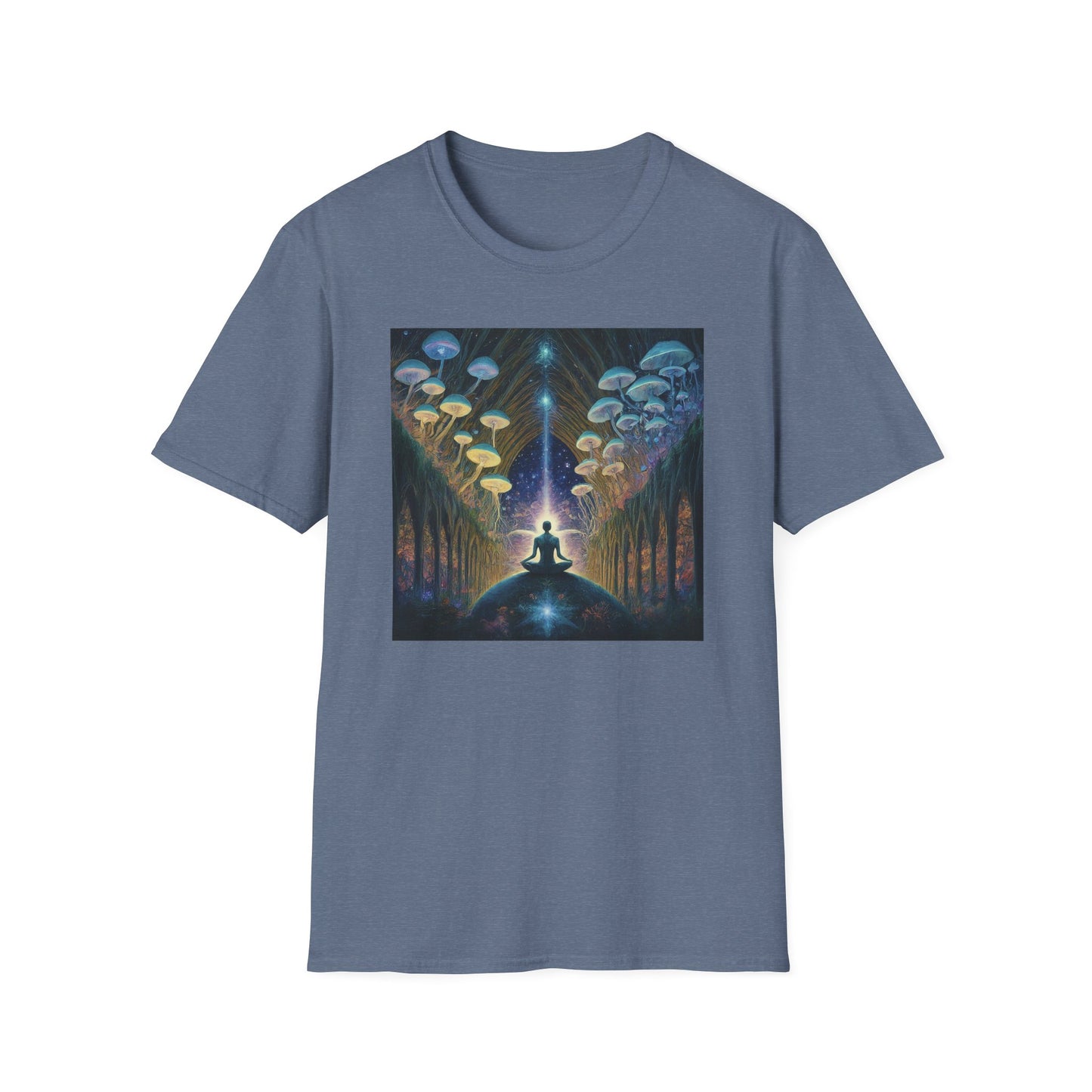 Mystical Meditation T-Shirt | Cosmic Vibes Unisex Tee