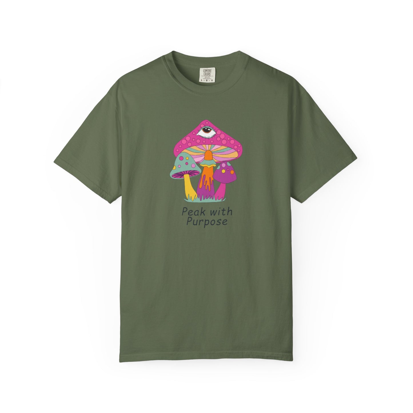 Peak with Purpose T-Shirt for Creative Souls, Unisex Tee, Gift for Nature Lovers, Festival Wear, Bohemian Style