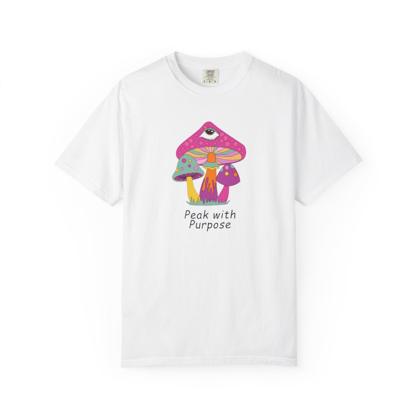 Peak with Purpose T-Shirt for Creative Souls, Unisex Tee, Gift for Nature Lovers, Festival Wear, Bohemian Style