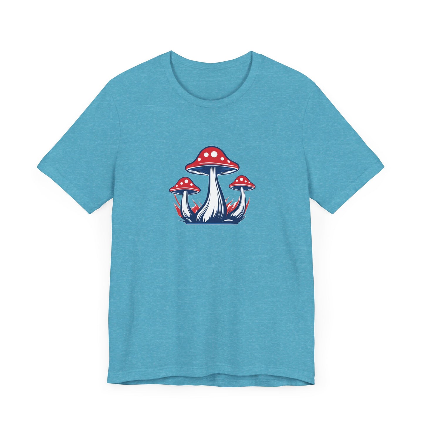 T-Shirt - Patriotic Mushrooms Unisex Jersey Short Sleeve Tee