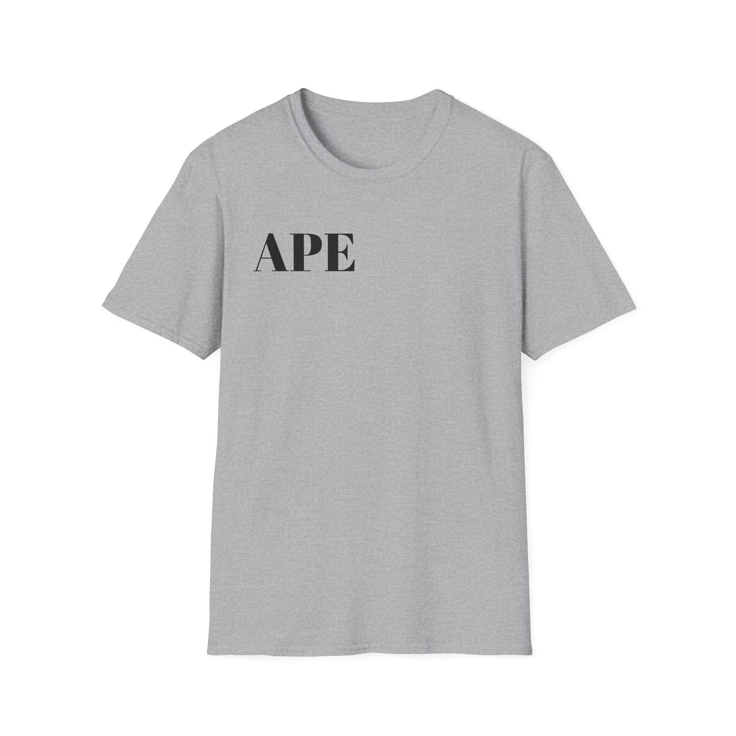 Albino Ape Unisex T-Shirt - Funny Animal Tee, Gift for Ape Lovers