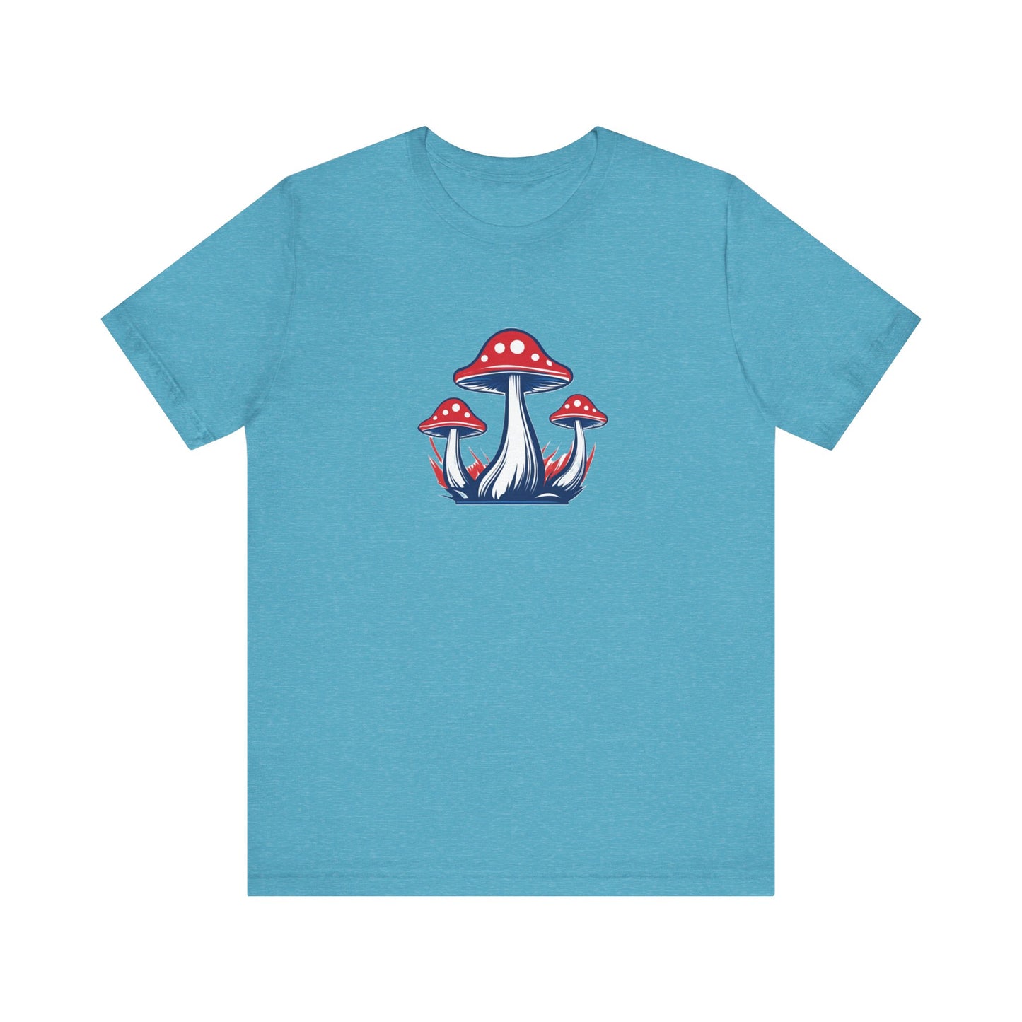 T-Shirt - Patriotic Mushrooms Unisex Jersey Short Sleeve Tee