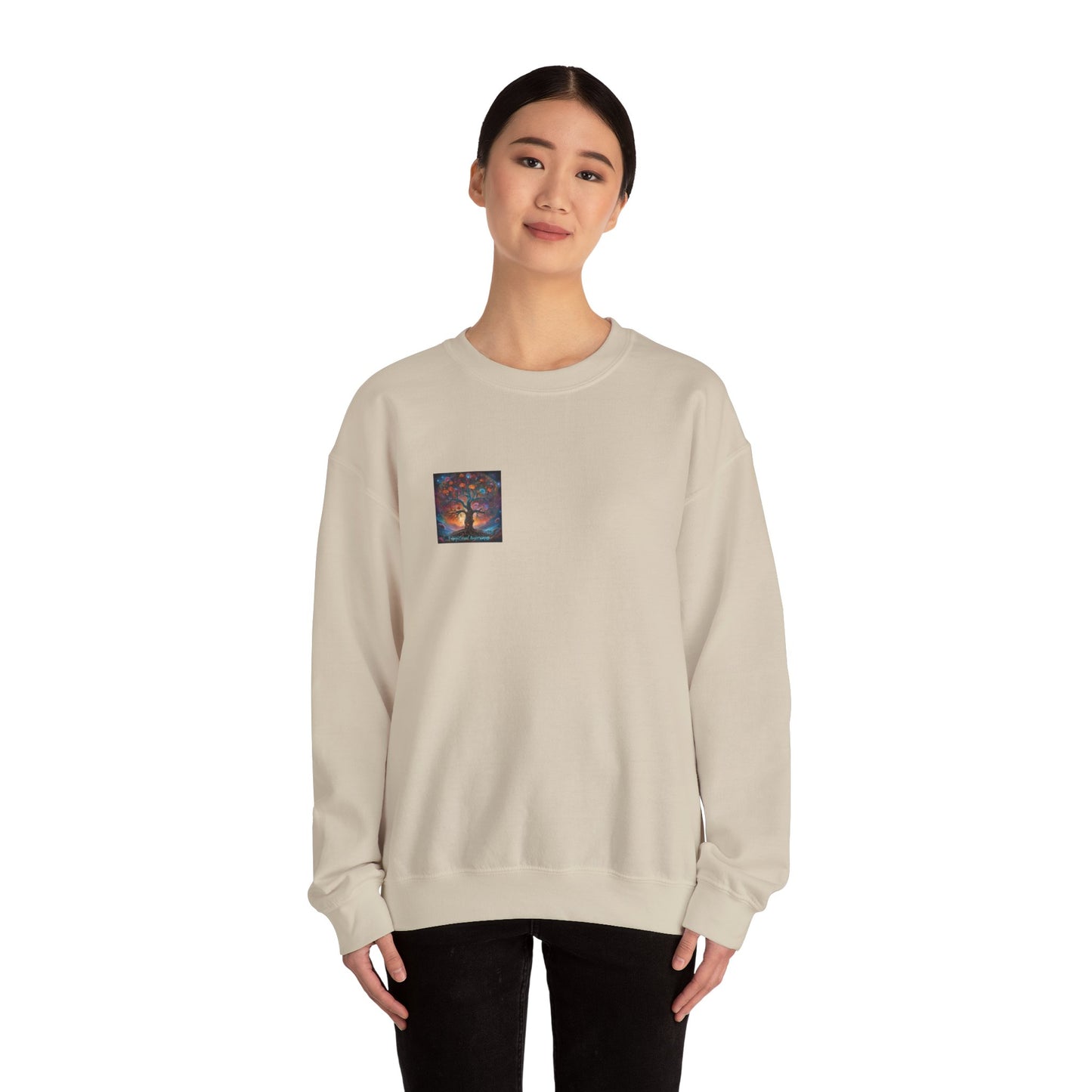 Unisex Heavy Blend™ Crewneck Sweatshirt Mushroom, DNA, Triangle