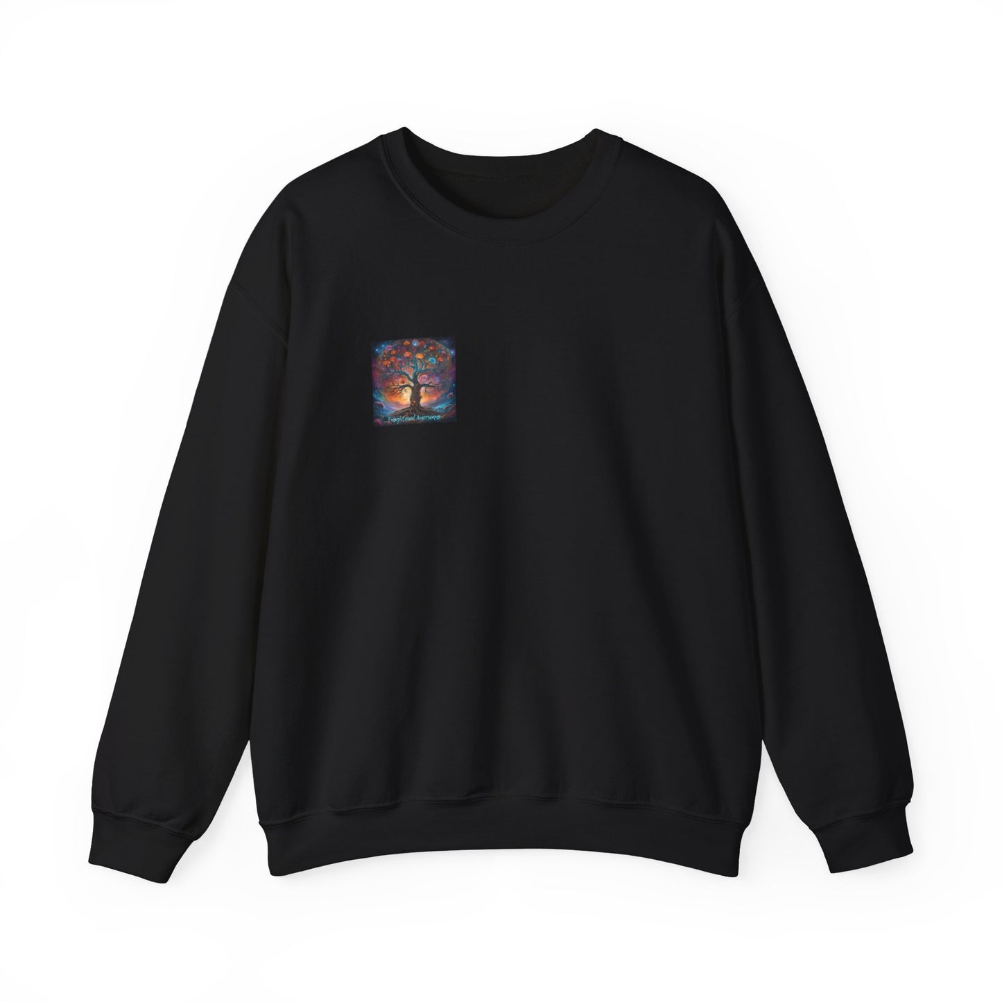 Unisex Heavy Blend™ Crewneck Sweatshirt Mushroom, DNA, Triangle