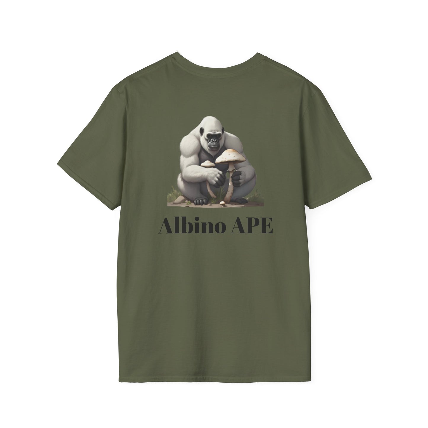 Albino Ape Unisex T-Shirt - Funny Animal Tee, Gift for Ape Lovers