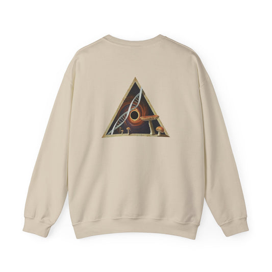 Unisex Heavy Blend™ Crewneck Sweatshirt Mushroom, DNA, Triangle