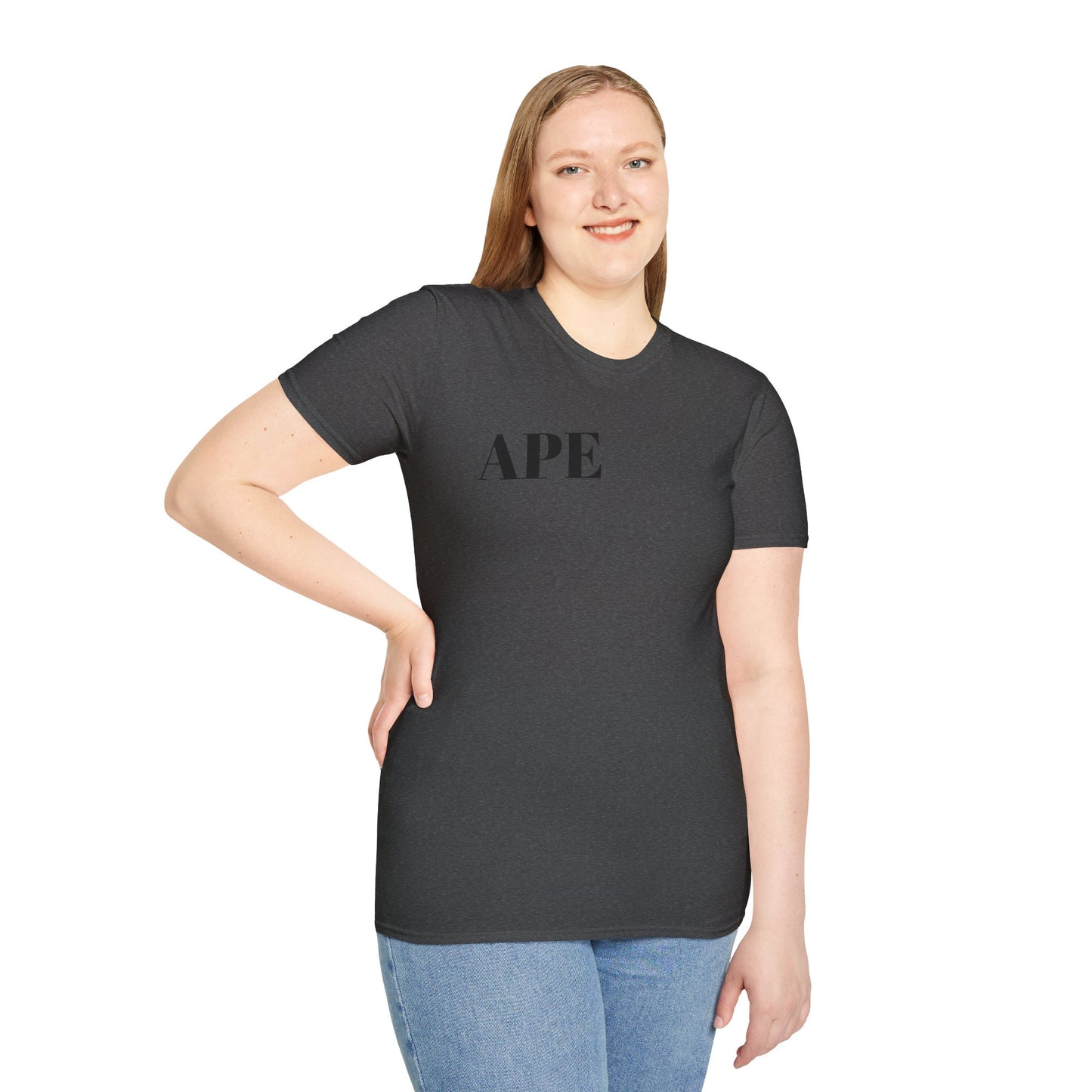 Albino Ape Unisex T-Shirt - Funny Animal Tee, Gift for Ape Lovers