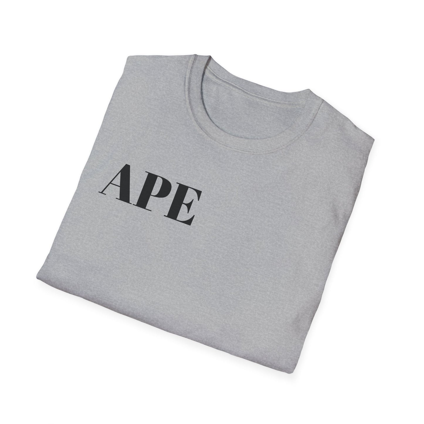 Albino Ape Unisex T-Shirt - Funny Animal Tee, Gift for Ape Lovers