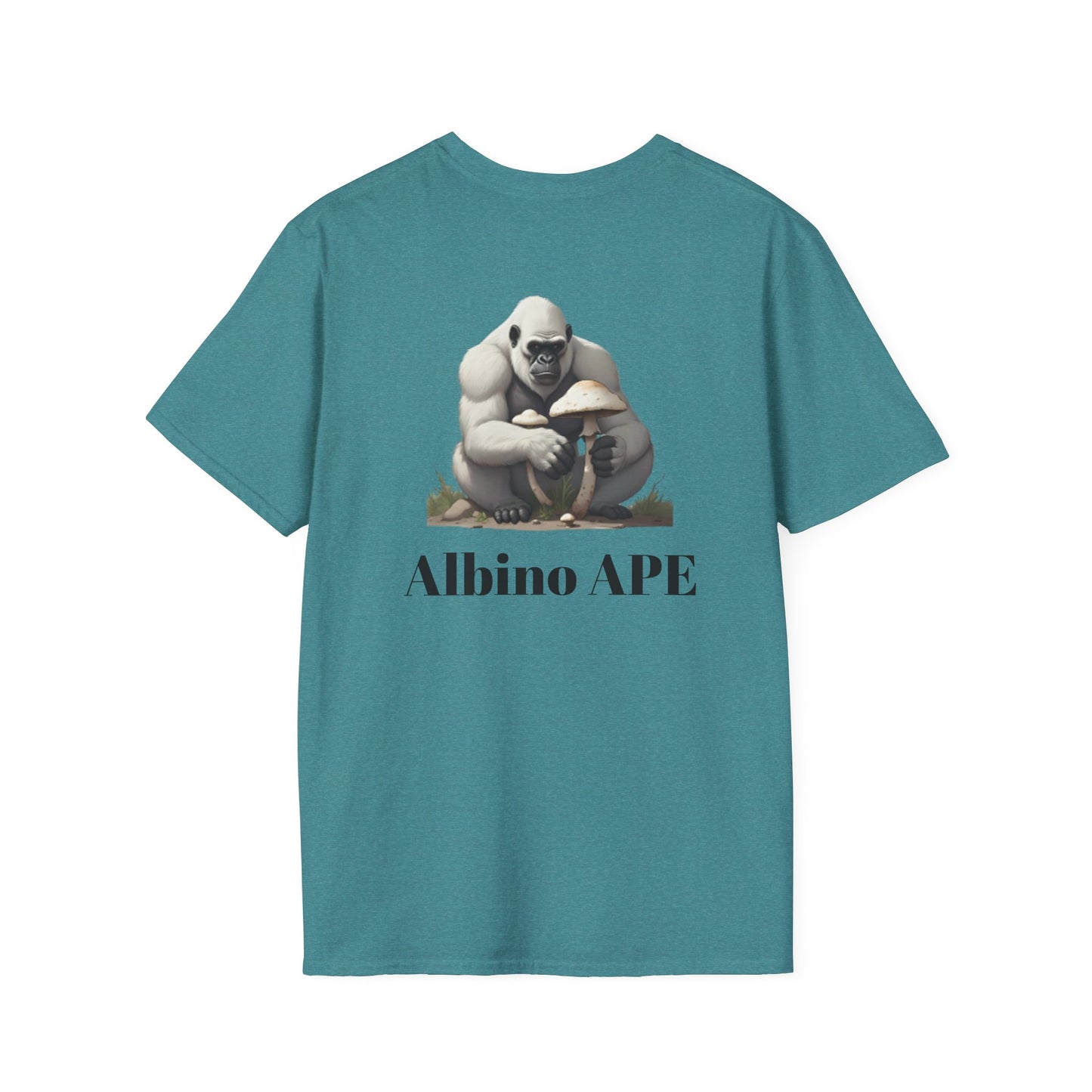 Albino Ape Unisex T-Shirt - Funny Animal Tee, Gift for Ape Lovers