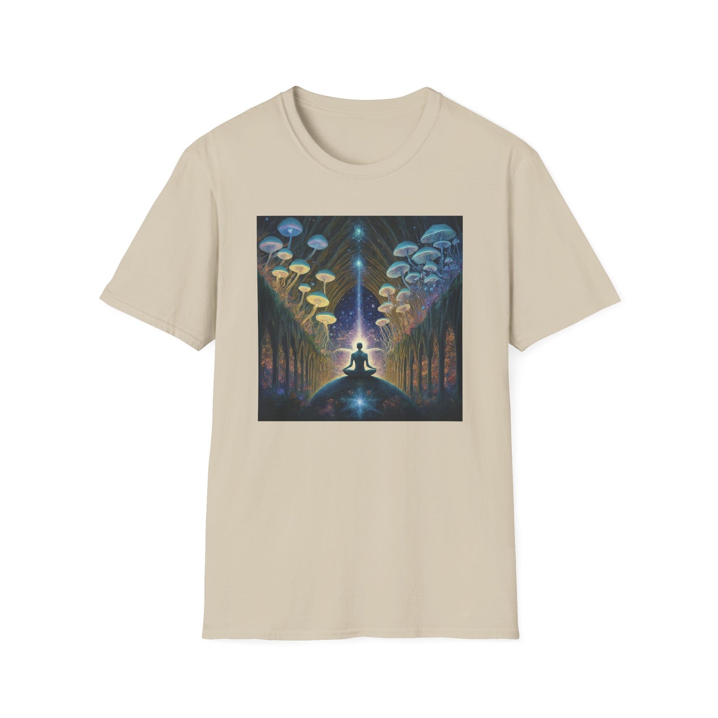 Mystical Meditation T-Shirt | Cosmic Vibes Unisex Tee