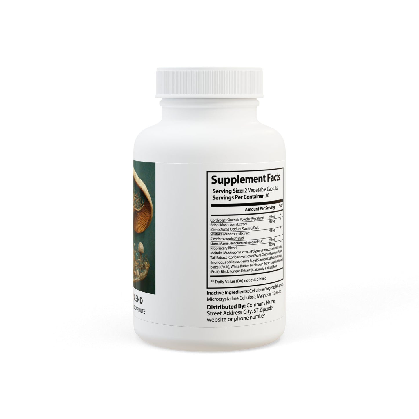 Mushroom Blend Supplement (60 Capsules)