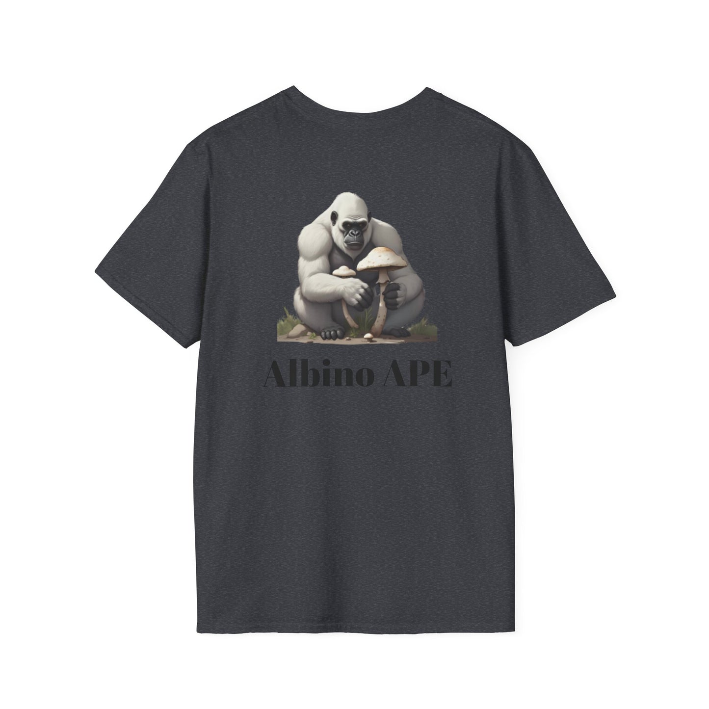 Albino Ape Unisex T-Shirt - Funny Animal Tee, Gift for Ape Lovers