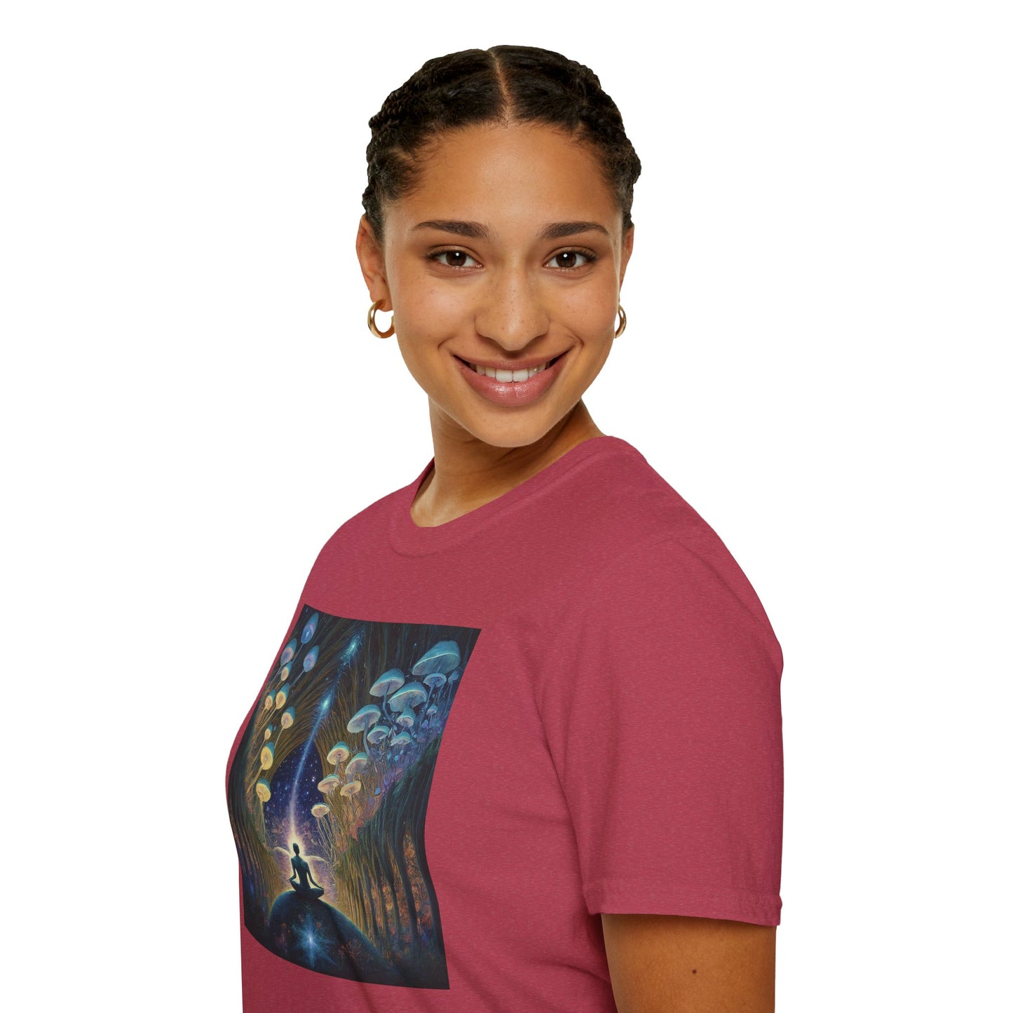 Mystical Meditation T-Shirt | Cosmic Vibes Unisex Tee