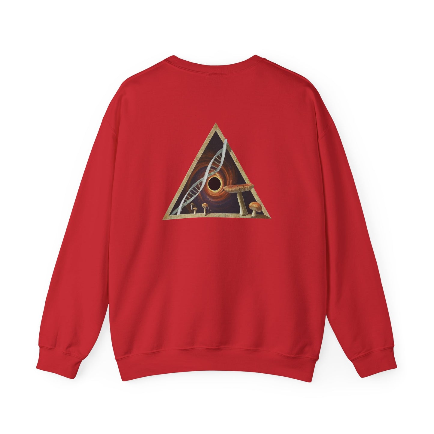 Unisex Heavy Blend™ Crewneck Sweatshirt Mushroom, DNA, Triangle