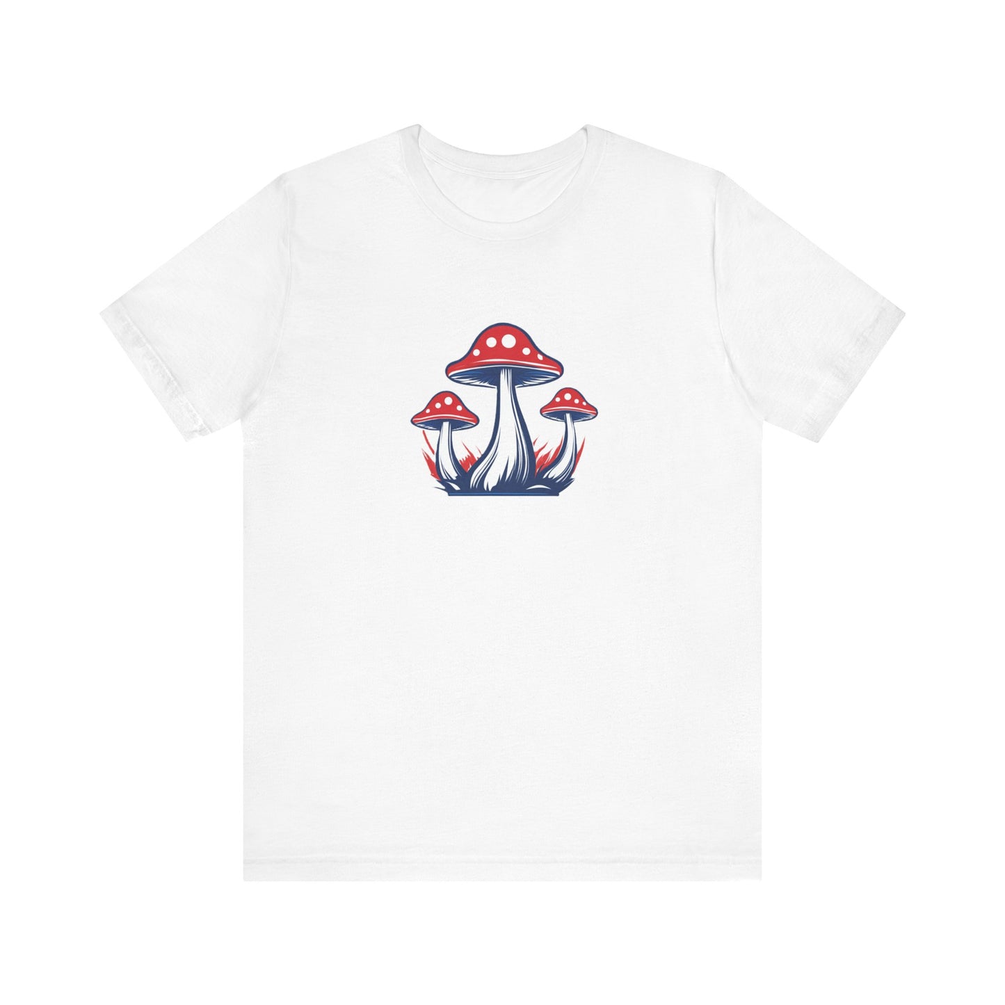 T-Shirt - Patriotic Mushrooms Unisex Jersey Short Sleeve Tee