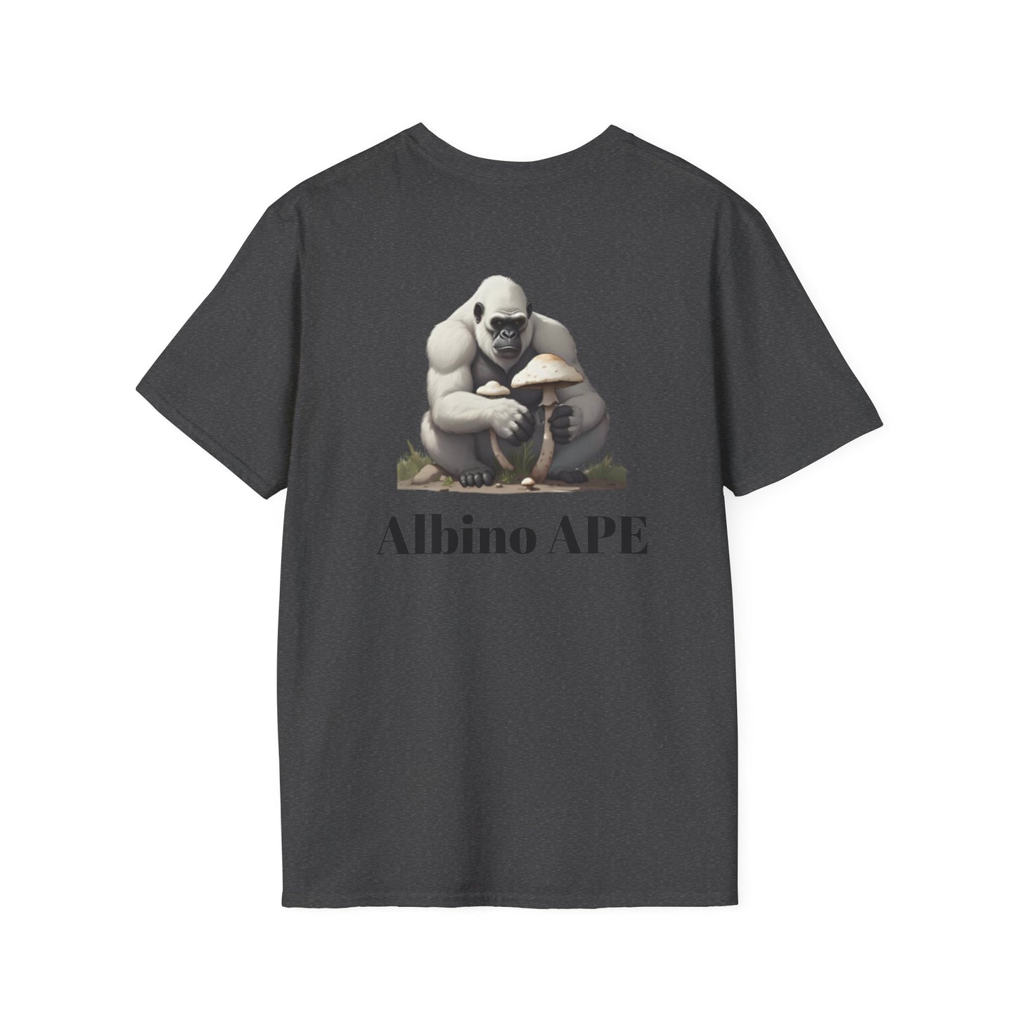 Albino Ape Unisex T-Shirt - Funny Animal Tee, Gift for Ape Lovers
