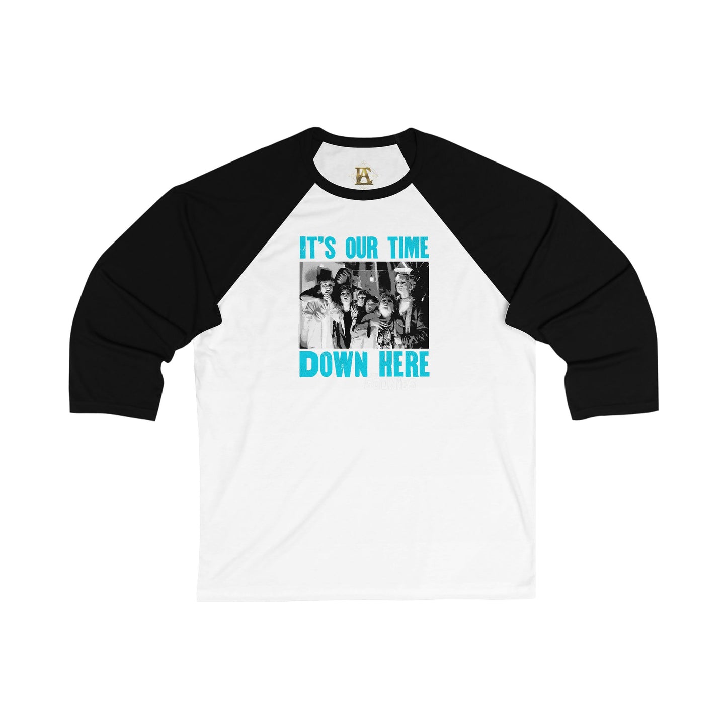 Baseball Tee 'It's Our Time Done Here Goonies'