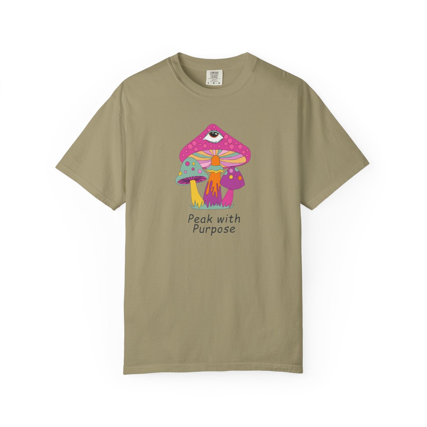 Peak with Purpose T-Shirt for Creative Souls, Unisex Tee, Gift for Nature Lovers, Festival Wear, Bohemian Style
