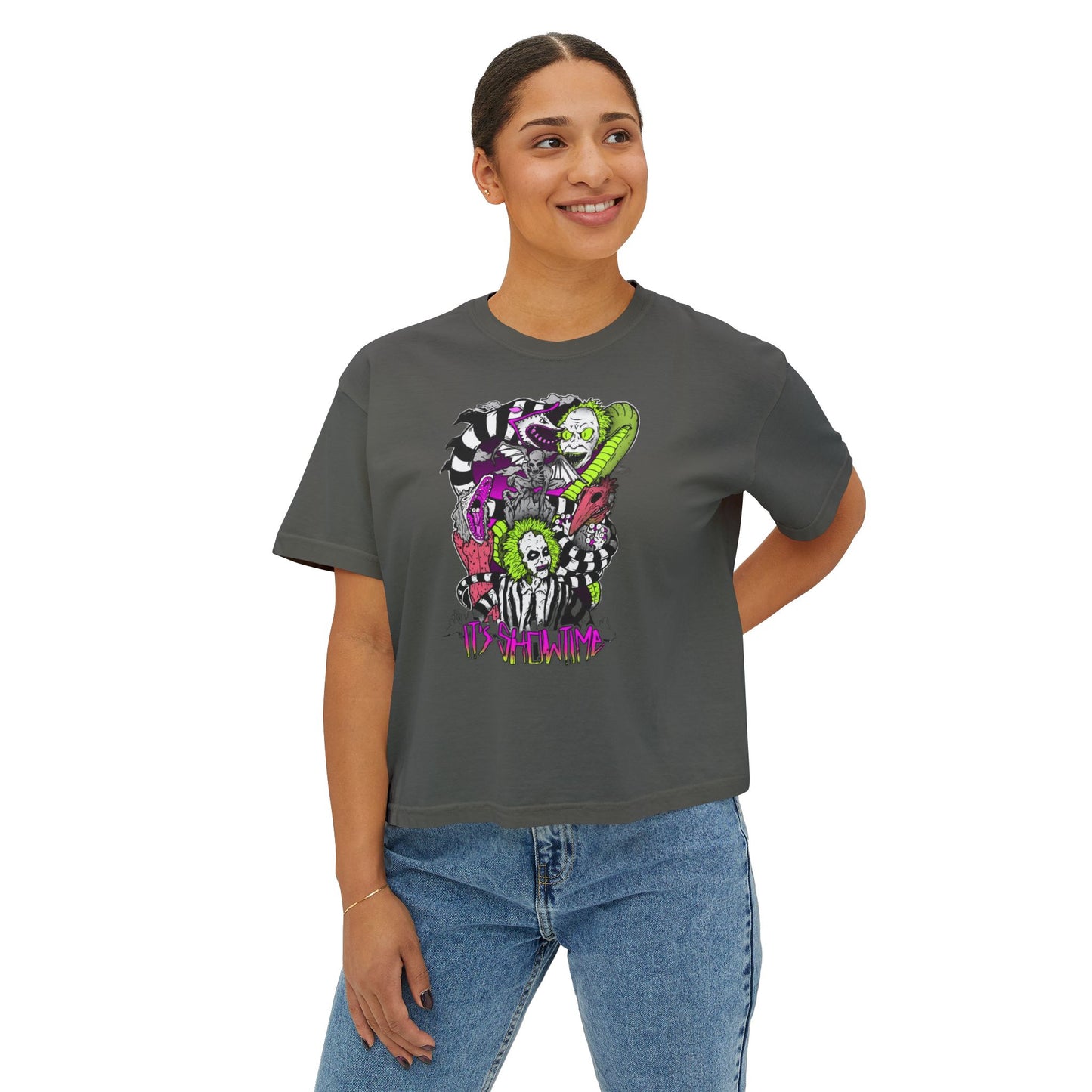 Women's Boxy Tee - Beetlejuice Shirt