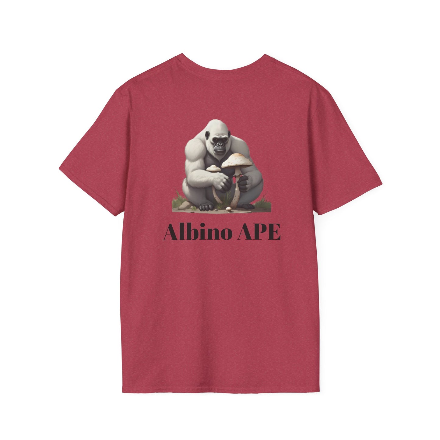 Albino Ape Unisex T-Shirt - Funny Animal Tee, Gift for Ape Lovers