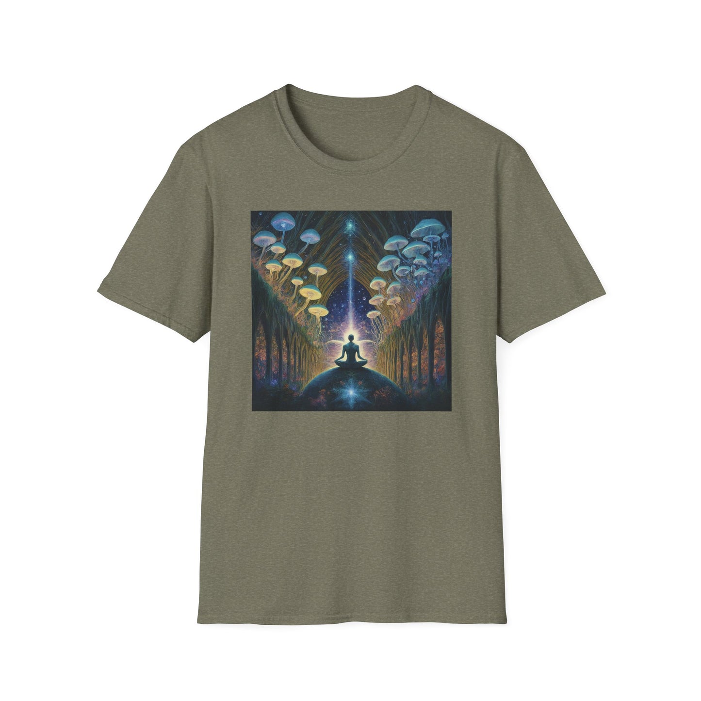Mystical Meditation T-Shirt | Cosmic Vibes Unisex Tee