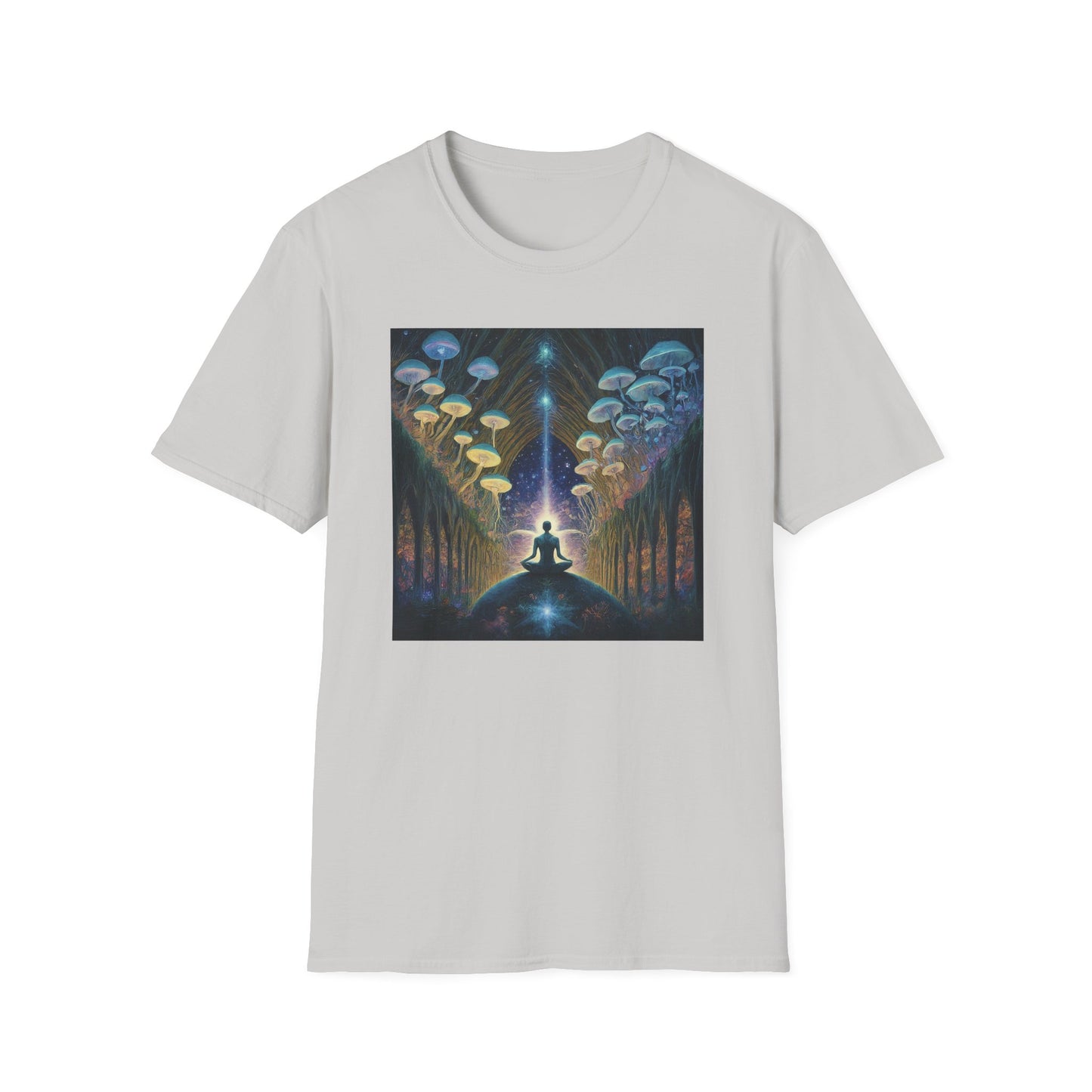 Mystical Meditation T-Shirt | Cosmic Vibes Unisex Tee