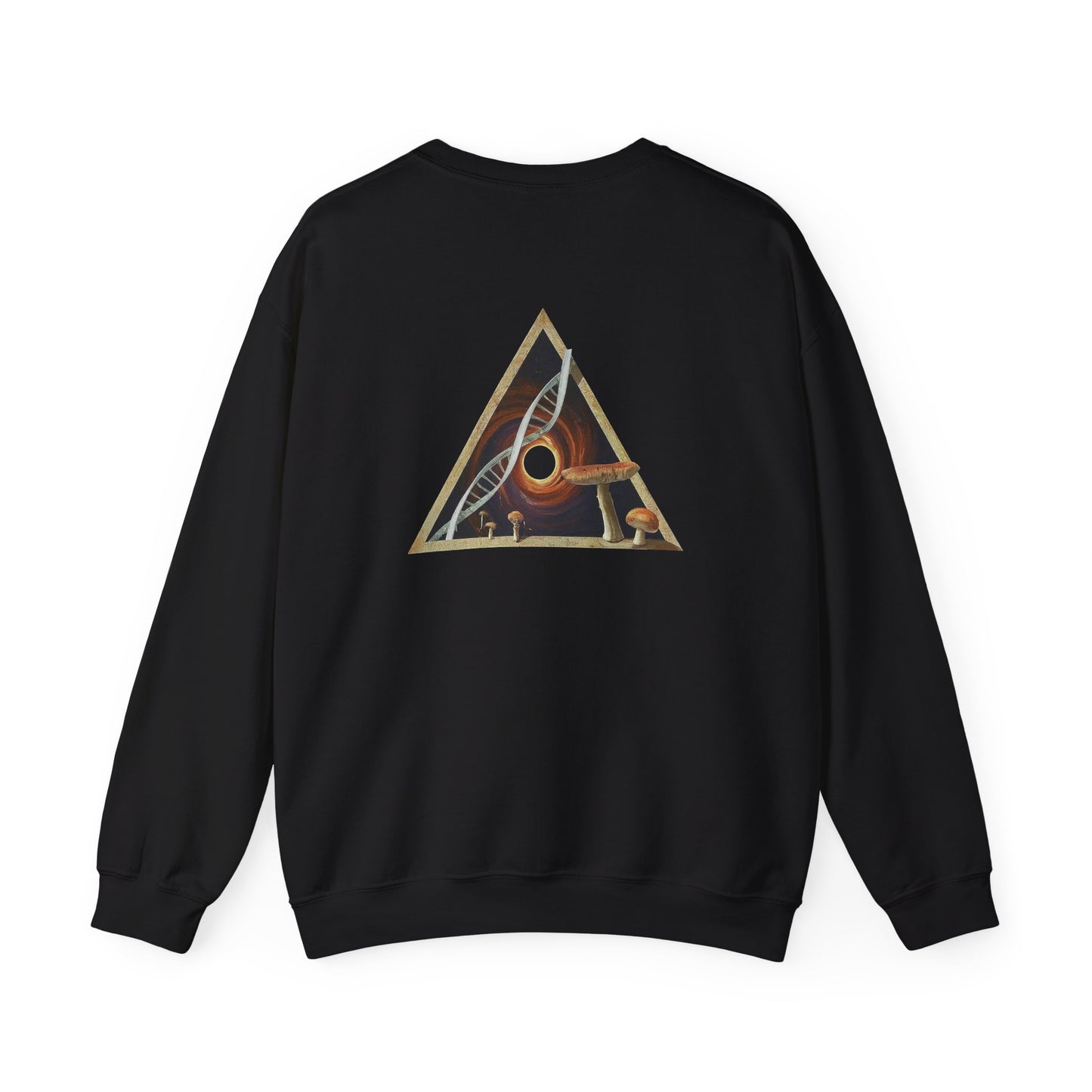 Unisex Heavy Blend™ Crewneck Sweatshirt Mushroom, DNA, Triangle