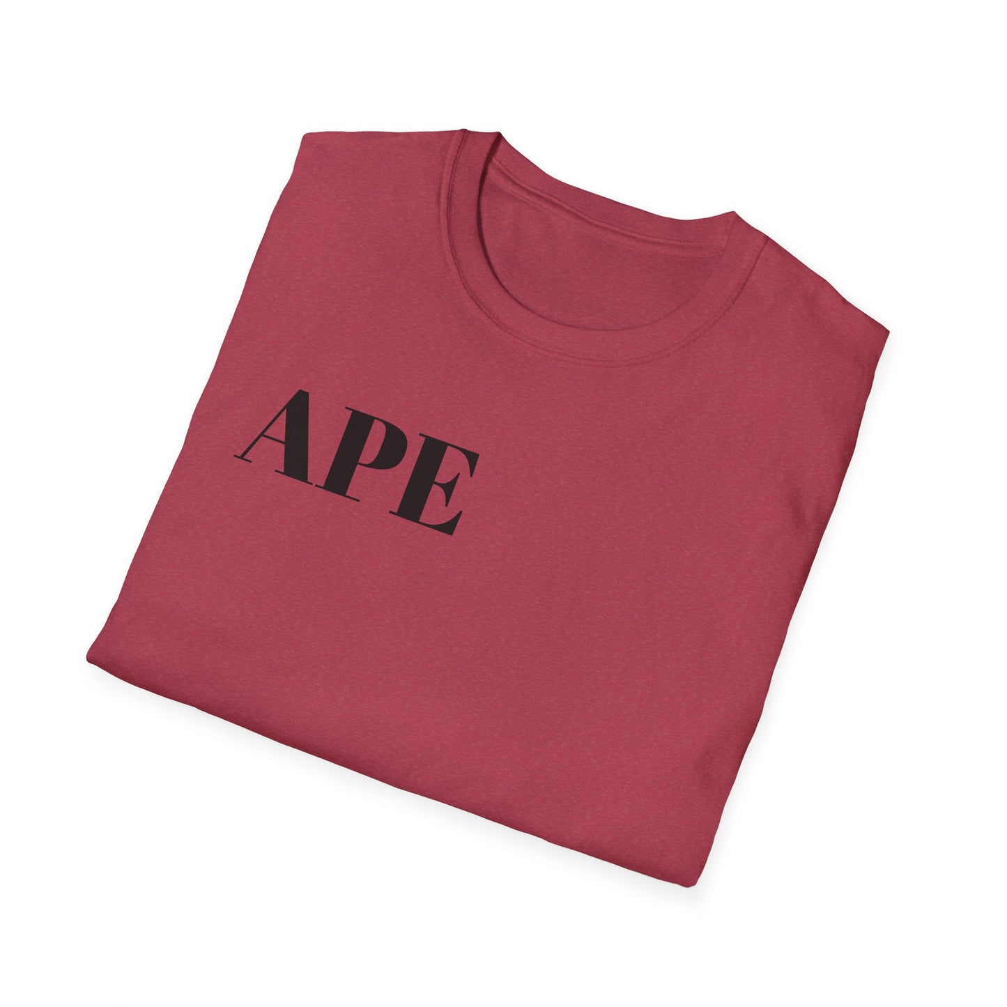 Albino Ape Unisex T-Shirt - Funny Animal Tee, Gift for Ape Lovers