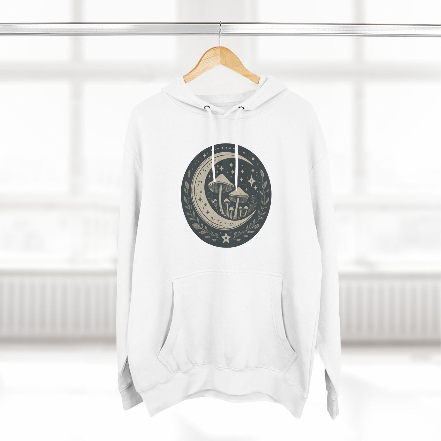 Three-Panel Fleece Hoodie