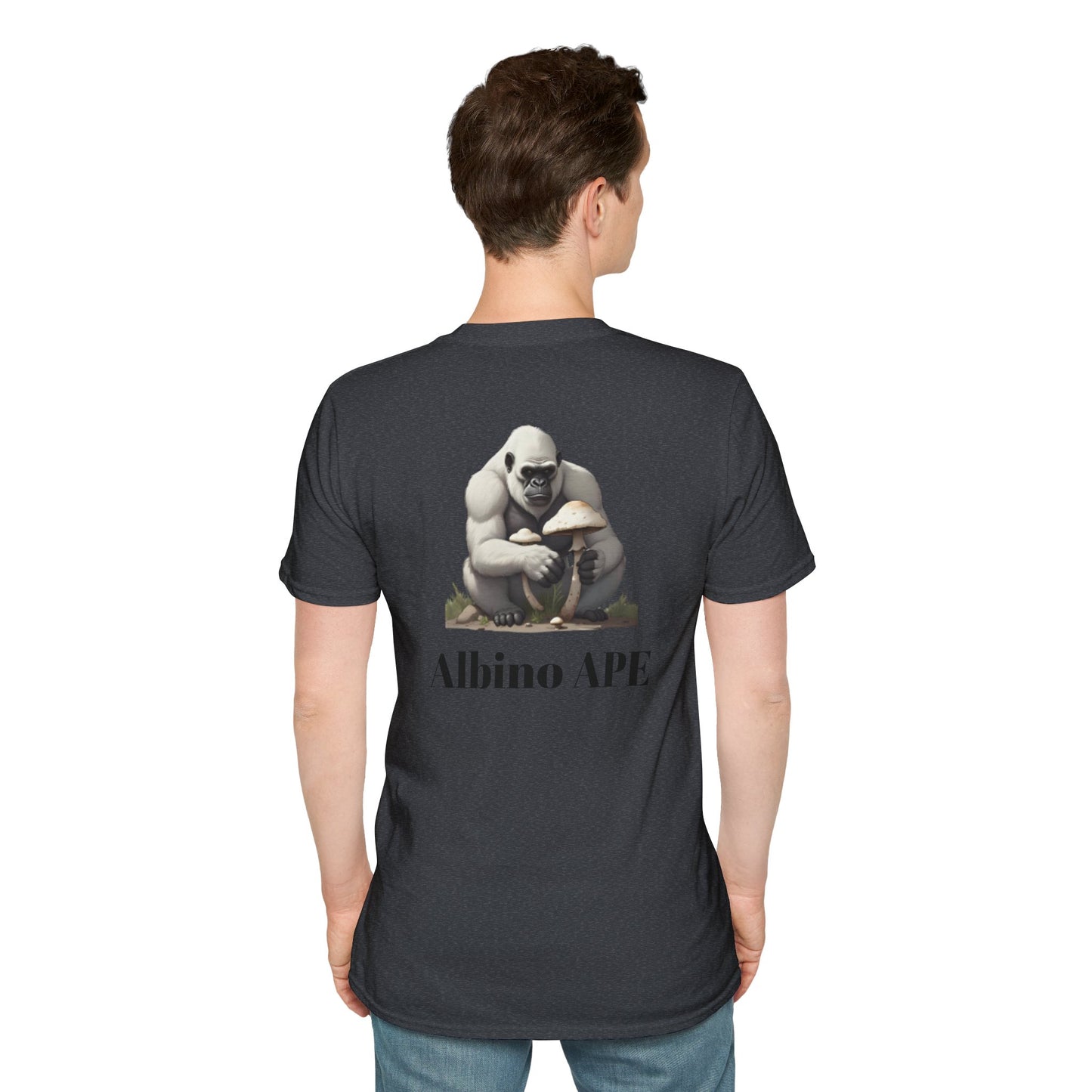 Albino Ape Unisex T-Shirt - Funny Animal Tee, Gift for Ape Lovers