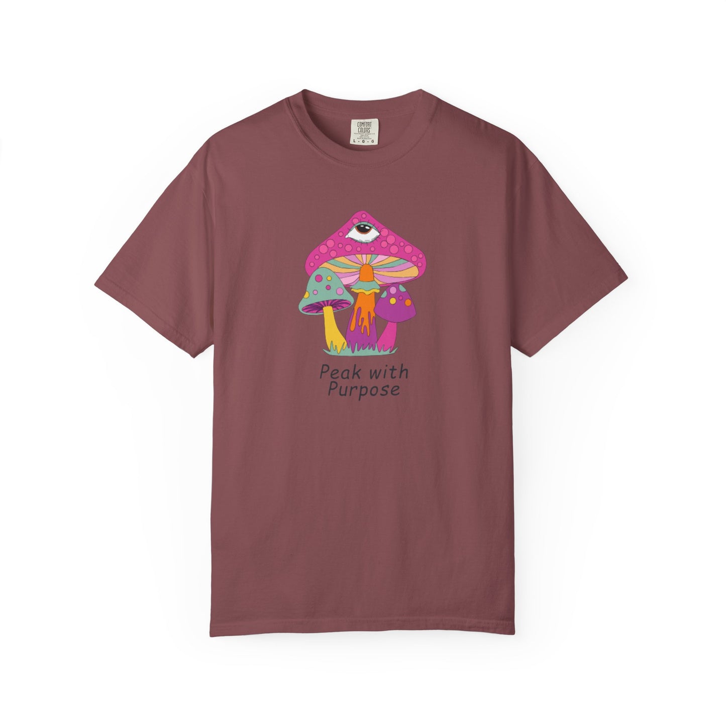 Peak with Purpose T-Shirt for Creative Souls, Unisex Tee, Gift for Nature Lovers, Festival Wear, Bohemian Style